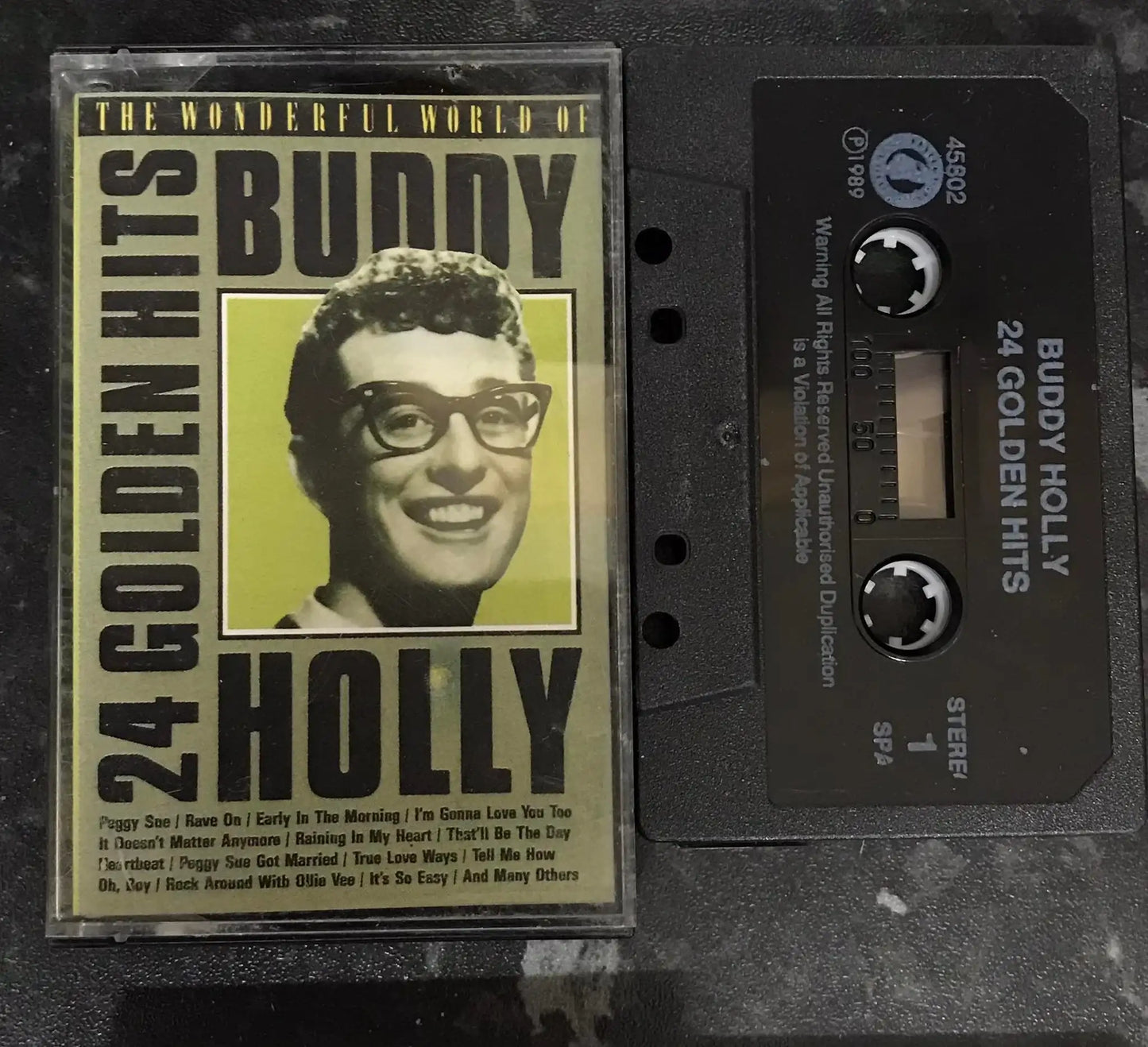 The Wonderful World of Buddy Holly, 24 Golden Hits, Yesterdays Gold, YDG 45802 Magretro