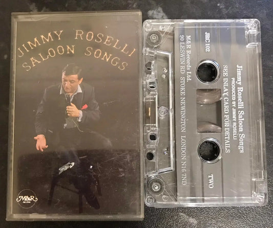 Jimmy Roselli, Saloon Songs Album, jrc 102, M&R Records, Vintage Cassette Magretro