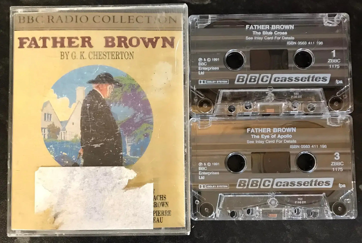 Father Brown Audiobook, G K Chesterton, zbbc 1175, Vintage Cassette Magretro