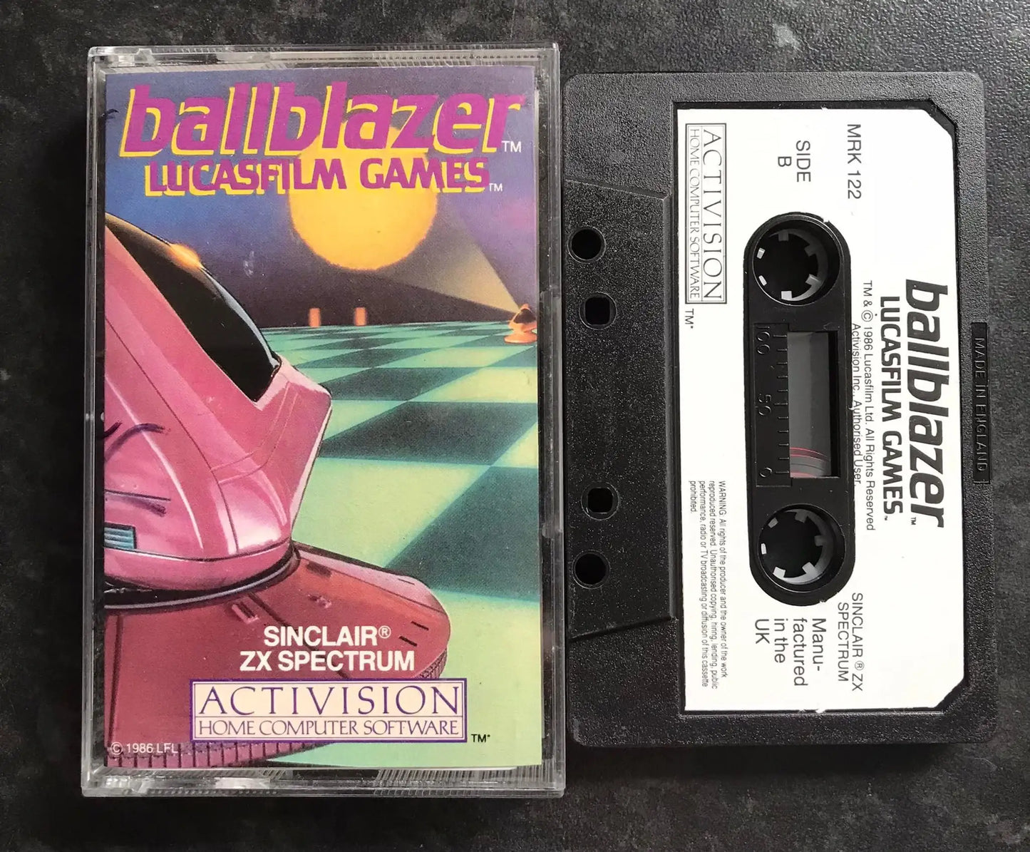 Ballblazer by Activision / Lucasfilm, ZX Spectrum Game, Working Magretro