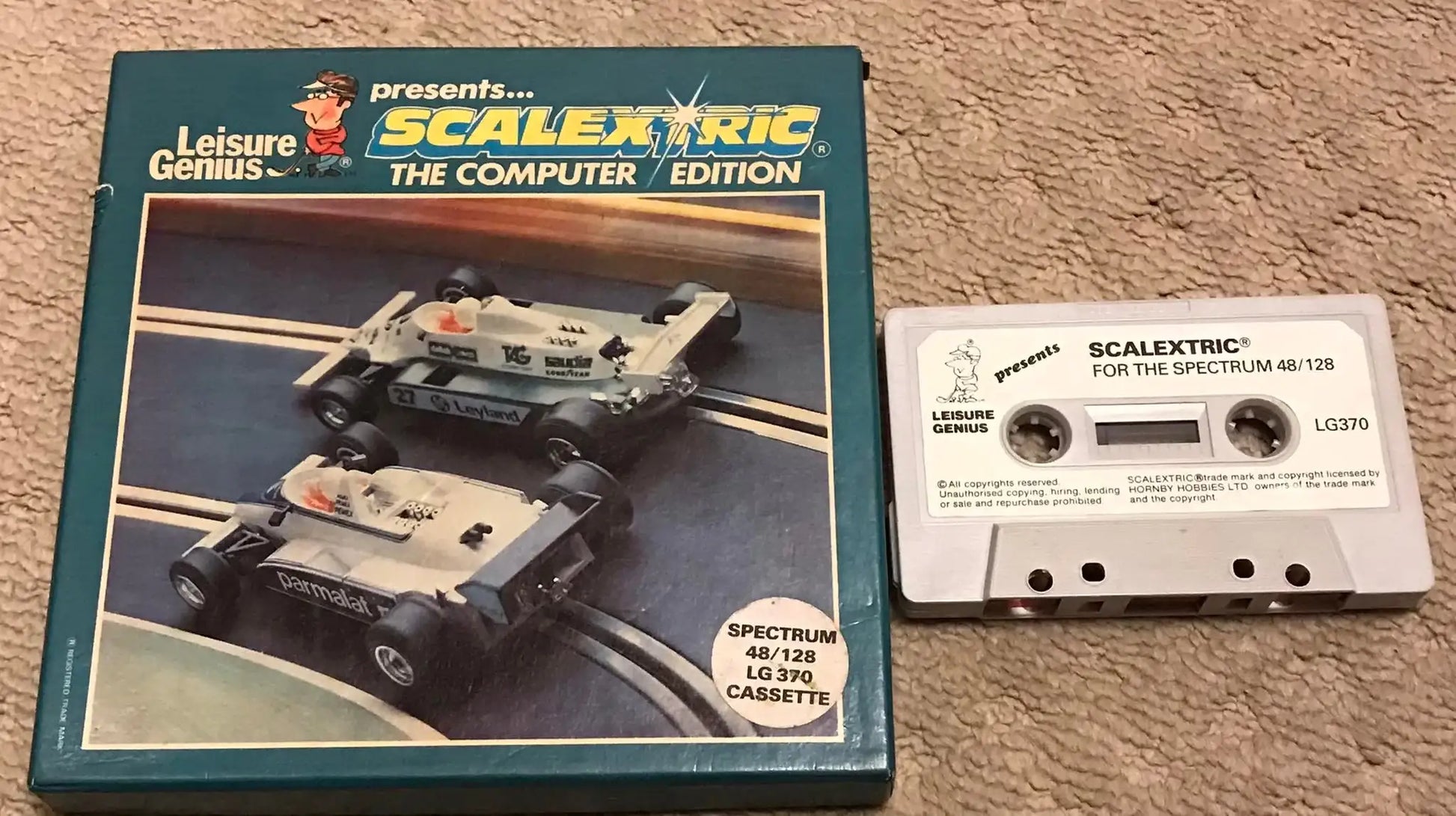 Scalextric, ZX Spectrum Game, by Leisure Genius, Working Magretro
