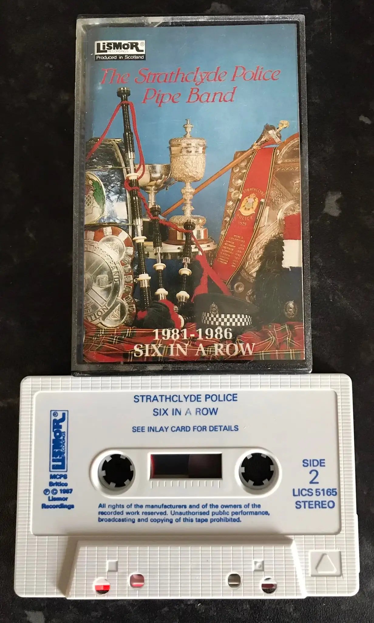 The Strathclyde Police Pipe Band, 1981 to 1986 Six in a Row, LICS 5165 Magretro