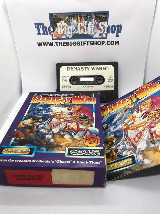 Dynasty Wars, C64, Released by US Gold (ULTRA RARE), WORKING Magretro