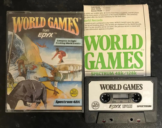 World Games, ZX Spectrum by US Gold Magretro