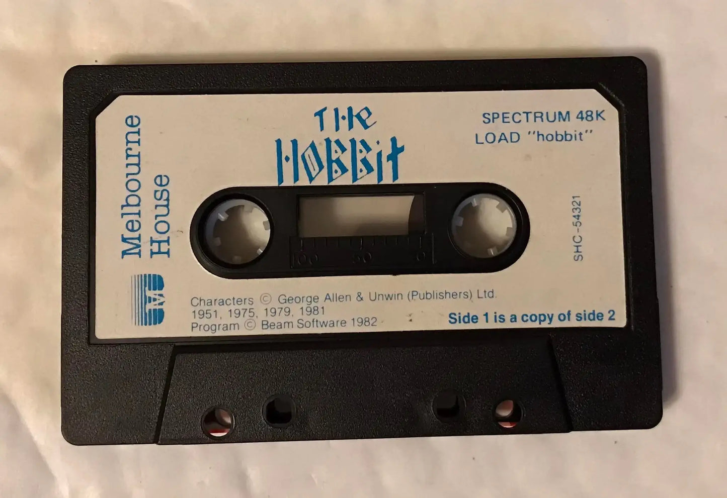 The Hobbit, ZX Spectrum game by Melbourne House, No Box, WORKING Magretro