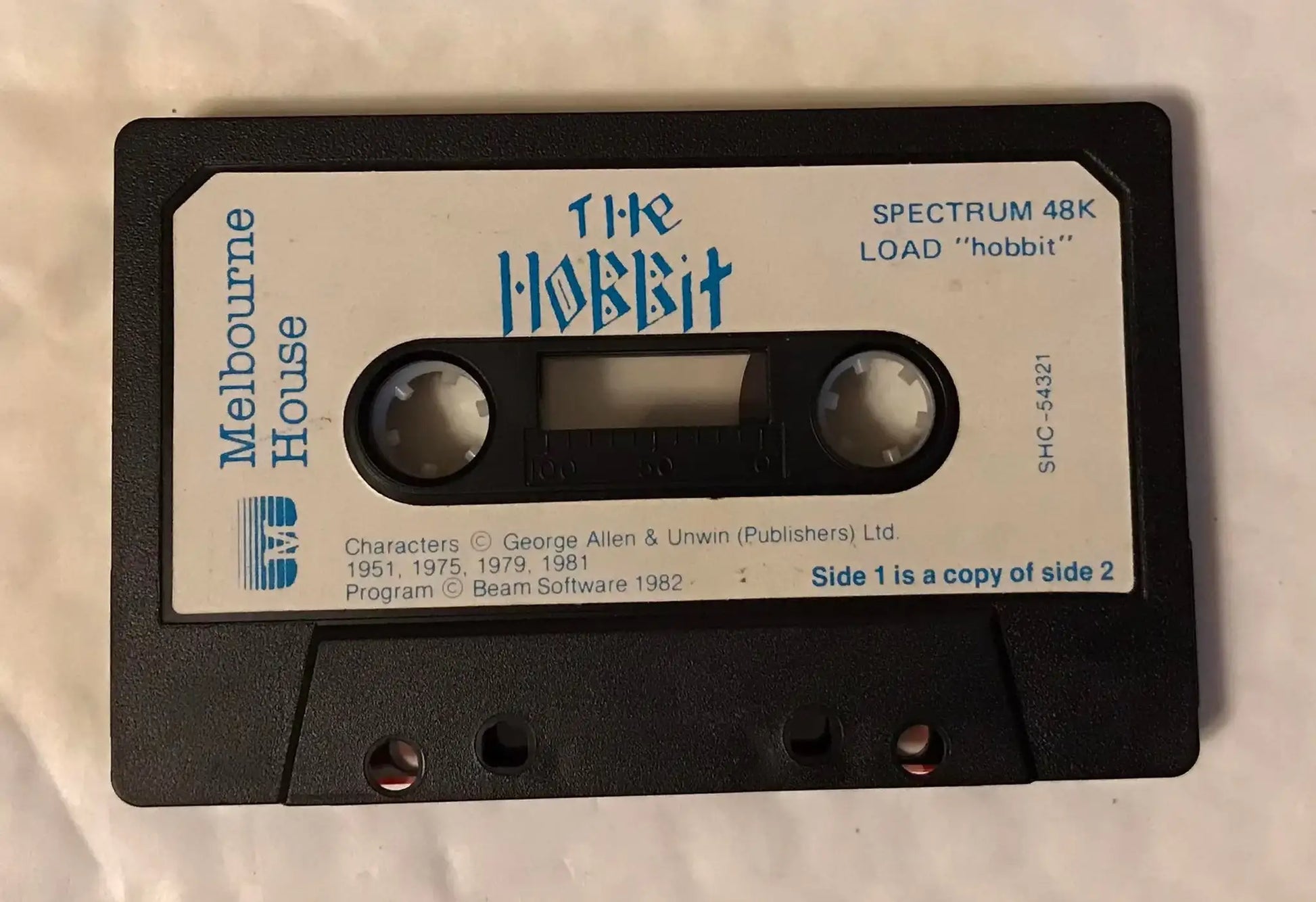 The Hobbit, ZX Spectrum game by Melbourne House, No Box, WORKING Magretro