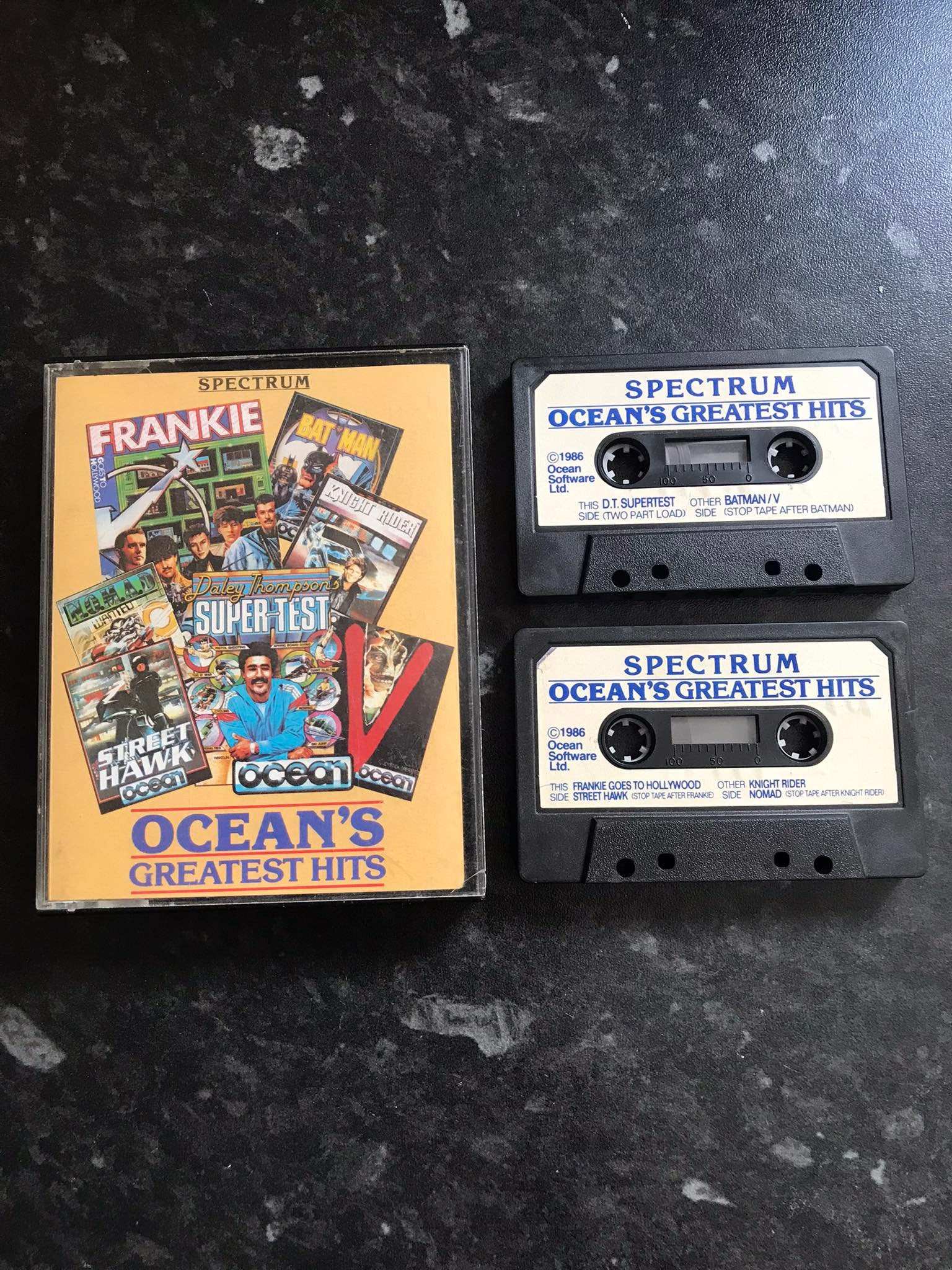 Ocean's Greatest Hits, ZX Spectrum by Ocean Magretro