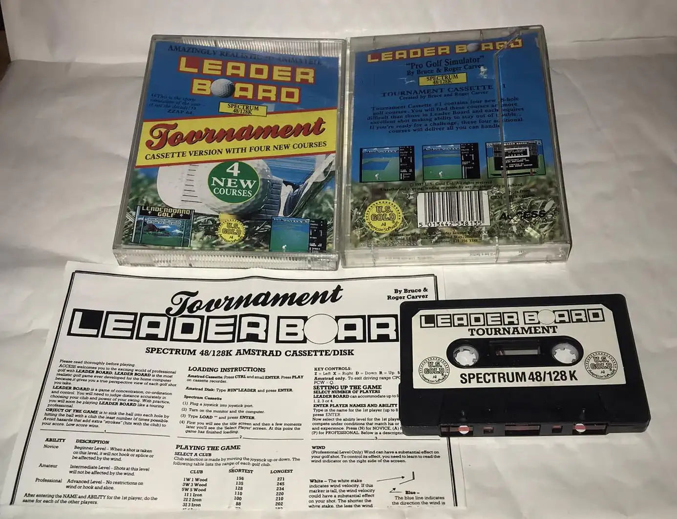 Leaderboard Tournament, ZX Spectrum by US Gold, WORKING Magretro