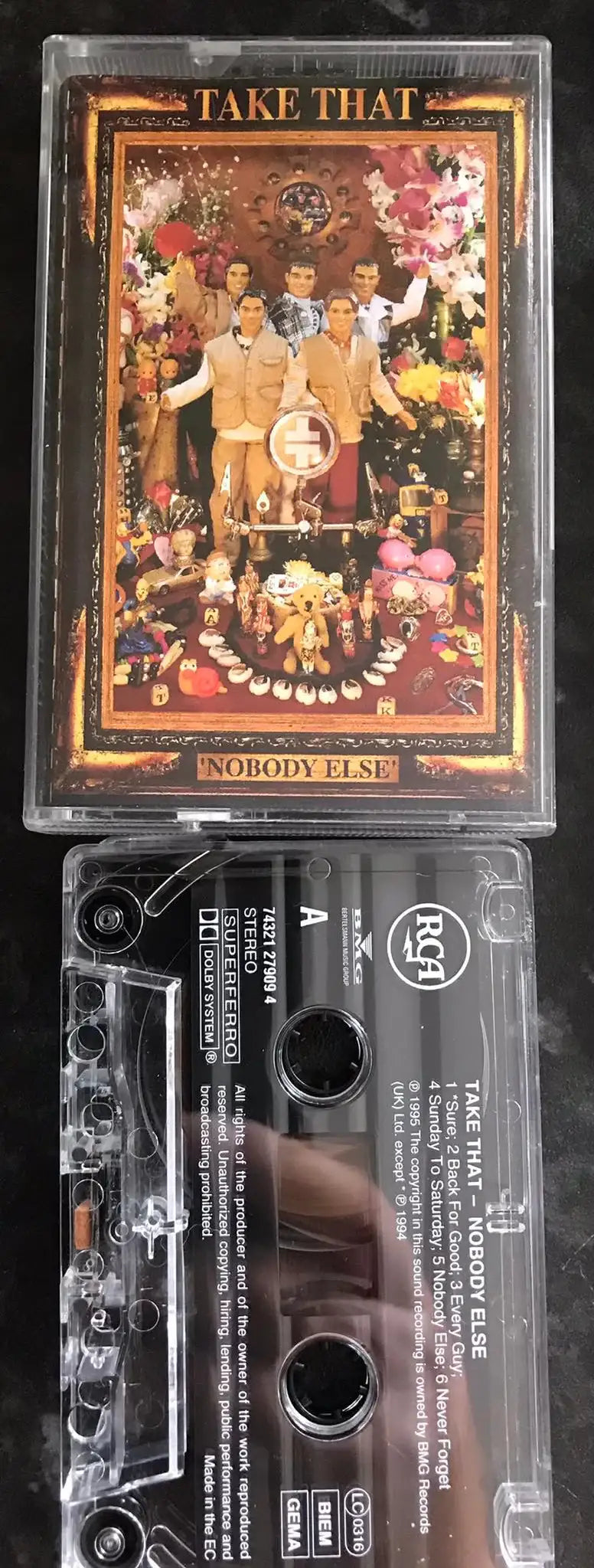 Take That, Nobody Else Album, RCA, 74321 279094, Vintage Cassette Magretro