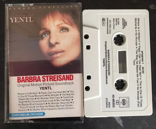 Barbra Streisand, Yentl Movie Soundtrack, CBS, 40-86302, Vintage Cassette Magretro