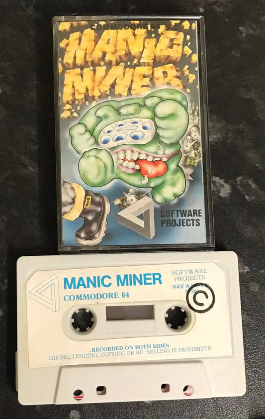 Manic Miner, C64 Game by Software Projects, RARE, WORKING Magretro