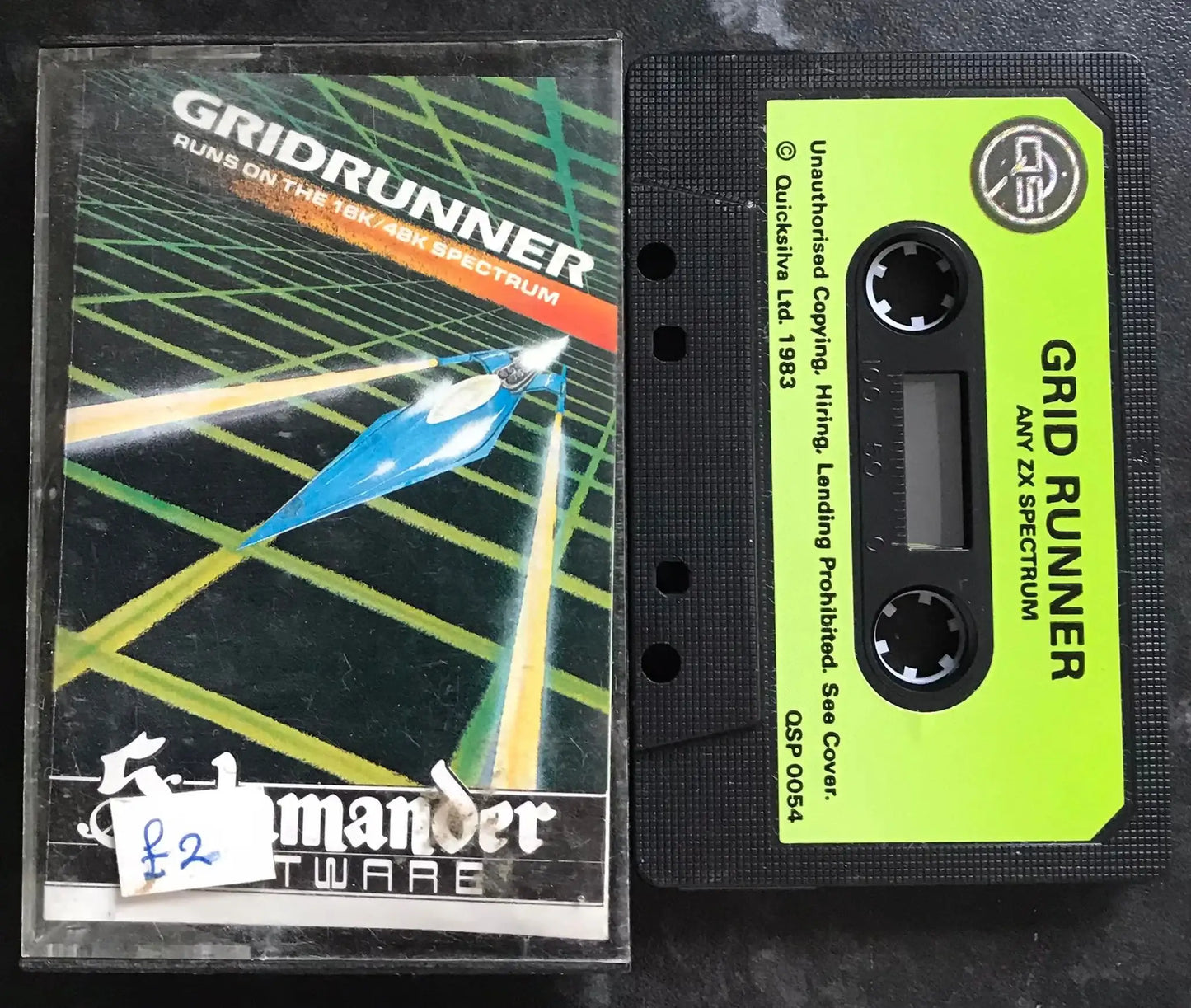 Gridrunner, ZX Spectrum, Released by Salamander, Jeff Minter, WORKING Magretro