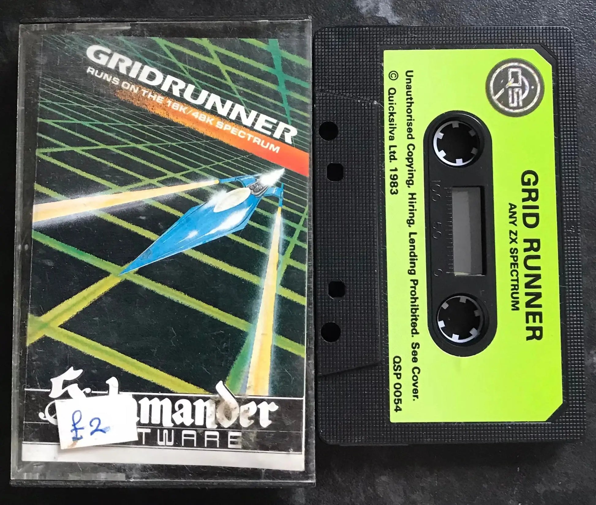 Gridrunner, ZX Spectrum, Released by Salamander, Jeff Minter, WORKING Magretro