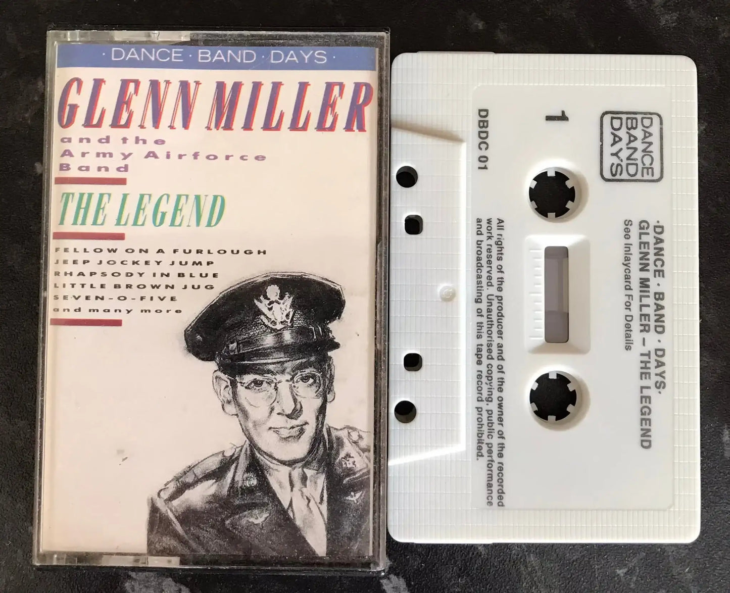 Glenn Miller, The Legend, Dance band Days Album, Vintage Cassette Magretro