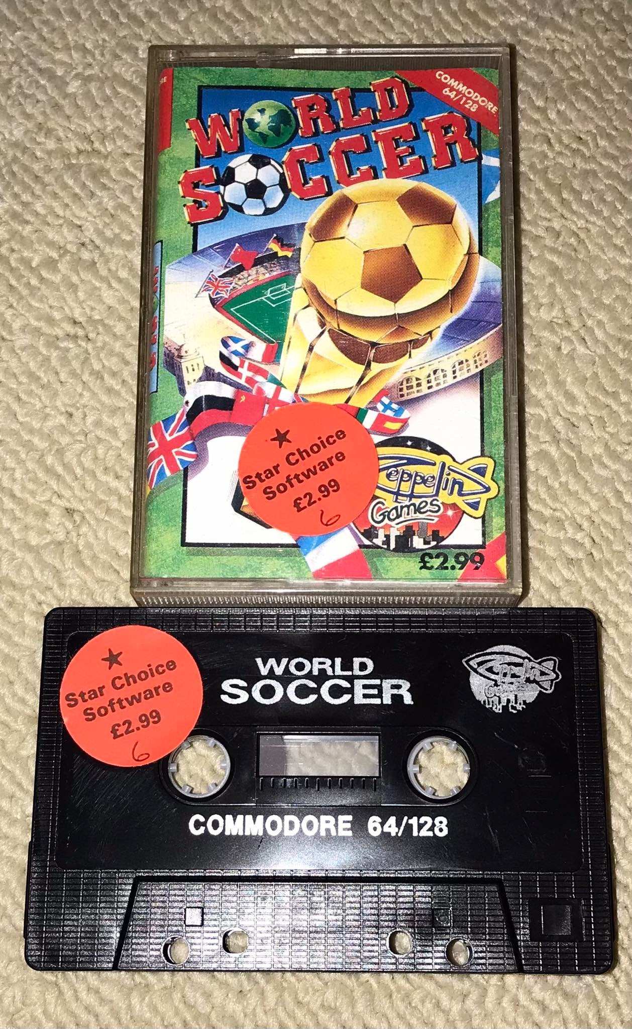 World Soccer, C64 Game, Released by Zeppelin Software, WORKING Magretro