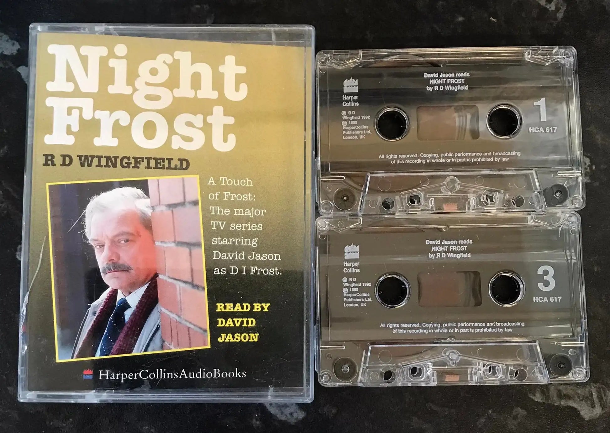Night Frost Audiobook, R D Wingfield, HarperCollins Audio Books, HCA 617 Magretro