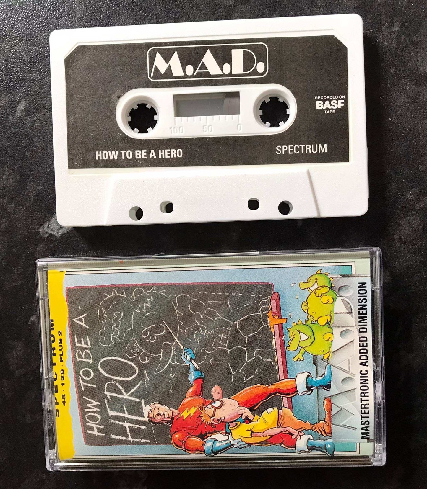 How To Be A Hero, ZX Spectrum, by Mastertronic / MAD, Working Magretro
