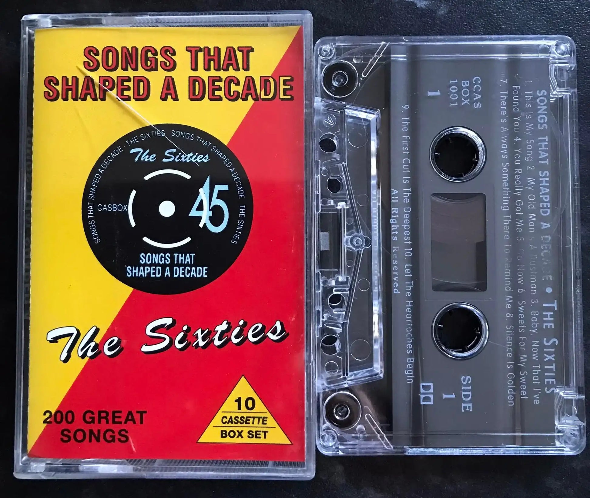 Songs That Shaped a Decade The Sixties Cassette 1, Vintage Cassette Magretro