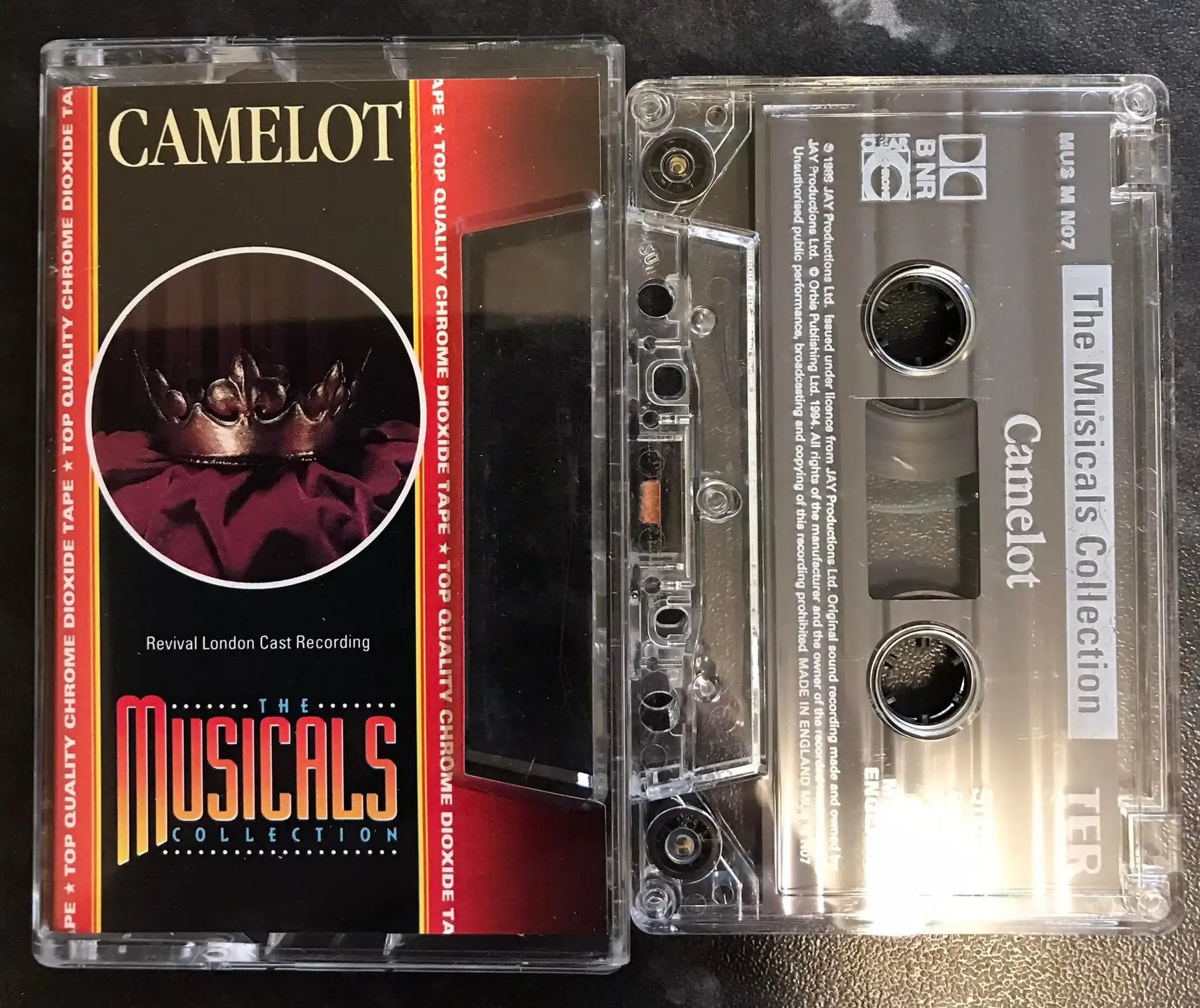 The Musicals Collection no 7, Camelot, MUS M NO7, Vintage Cassette Magretro