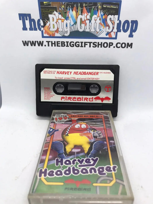 Harvey Headbanger, CPC 464 / 664 Released by Firebird Software Ltd Magretro