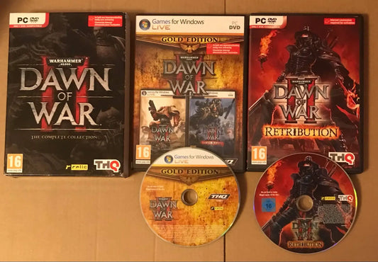 Warhammer 40K: Dawn of War II 2: The Complete Collection PC CD ROM Game Magretro