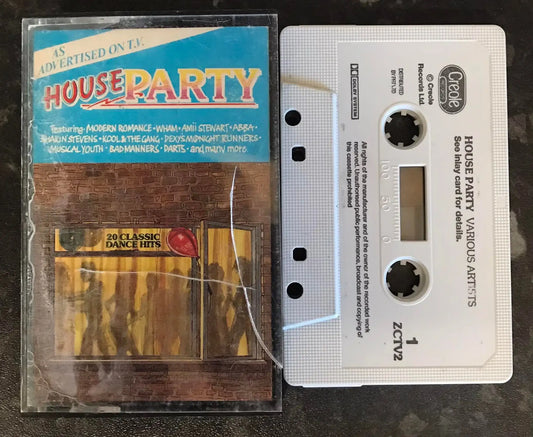 House Party ALbum, 1985, Creole Records, ZCTV 2, Vintage Cassette Magretro