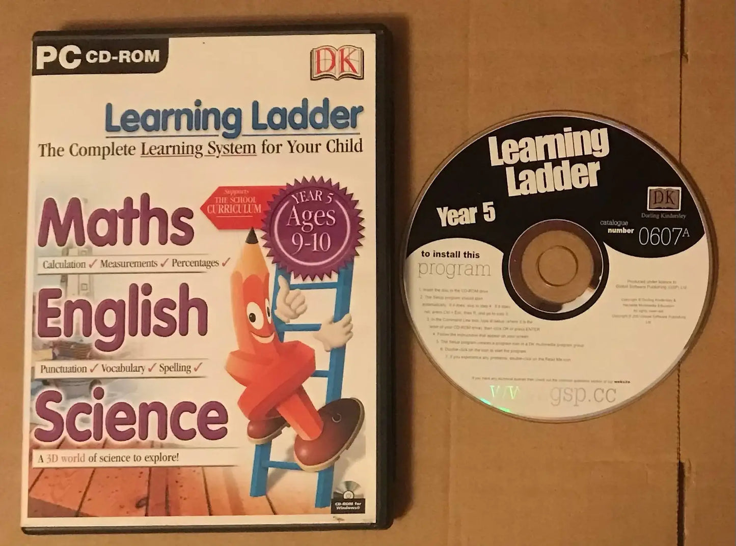 Learning Ladder - Year 5 - Ages 9-10 - PC CD-ROM Magretro