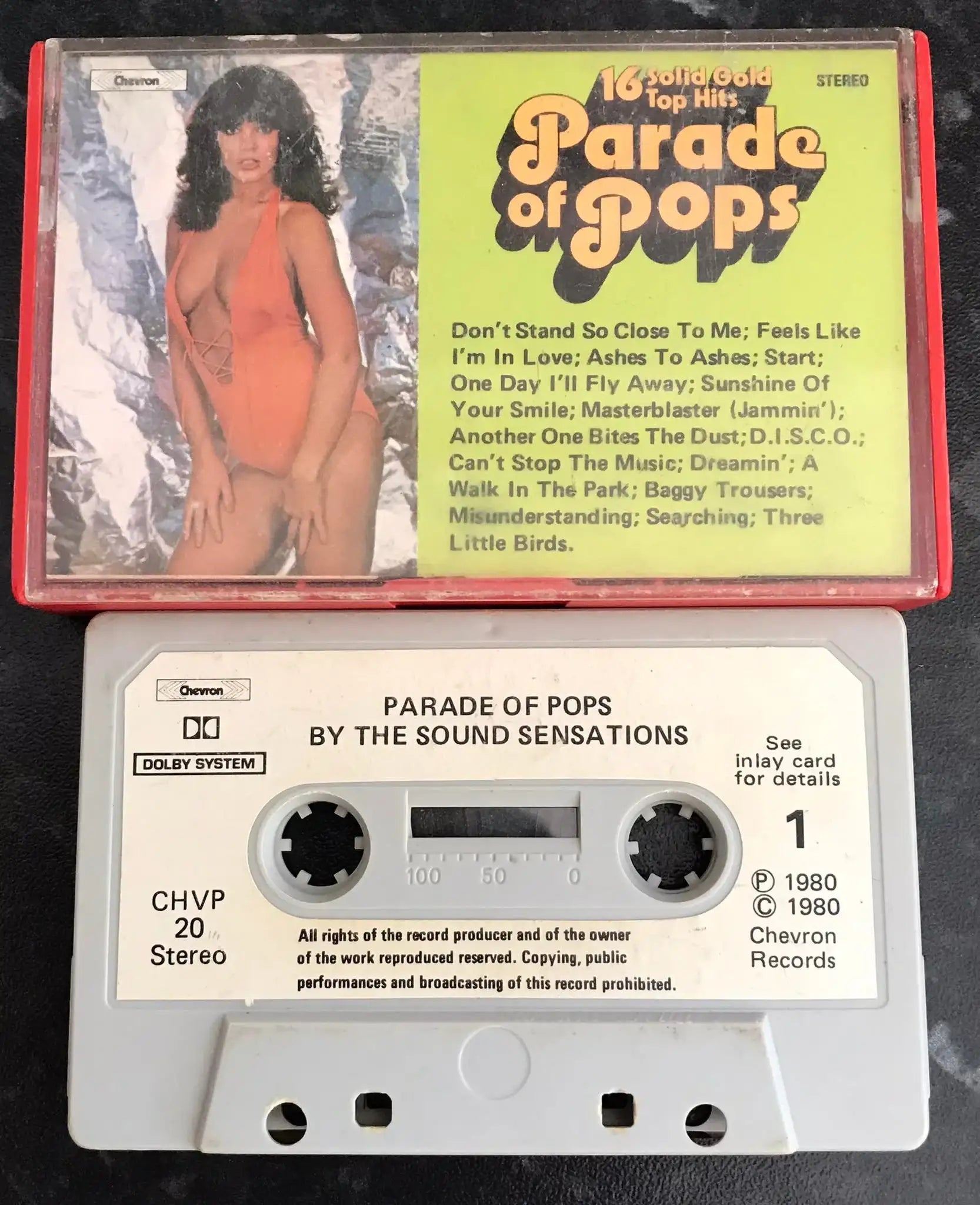 The Sound Sensations, Parade Of Pops, 16 Solid Gold Pop Hits, Chevron, CHVP 20 Magretro