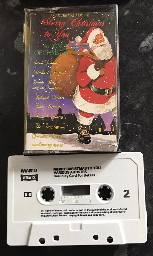 Merry Christmas To You Album, Warwick Records, WW4 5141, Vintage Cassette Magretro