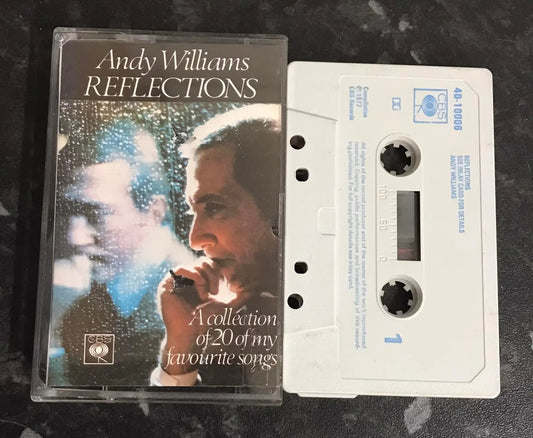 Andy Williams, Reflections Album, CBS, 40-10006, Vintage Cassette Magretro