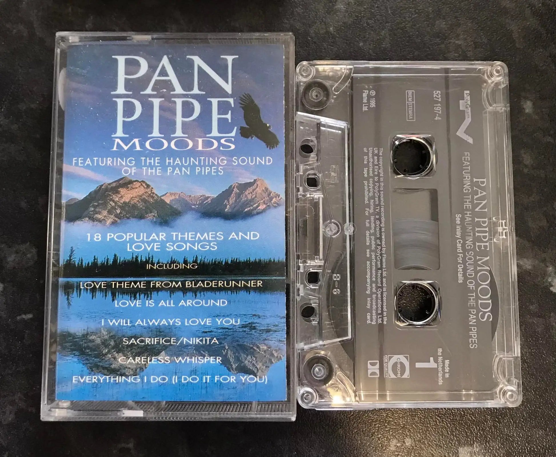 Pan Pipe Moods Album, Free The Spirit, Polygram TV, 527 197-4, Vintage Cassette Magretro