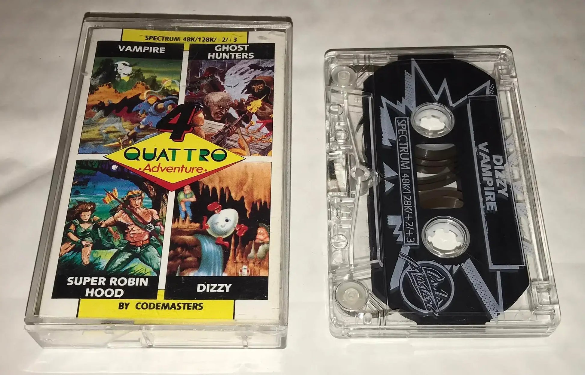 Quattro Adventure, ZX Spectrum, by Codemasters Magretro