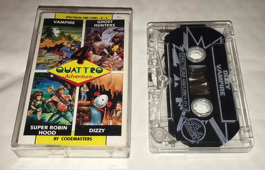 Quattro Adventure, ZX Spectrum, by Codemasters Magretro