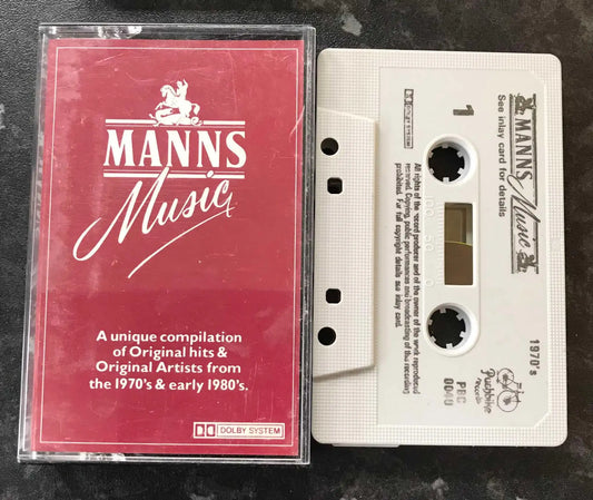Manns Music Album, Pushbike Record. PBC 0040, Vintage Cassette Magretro