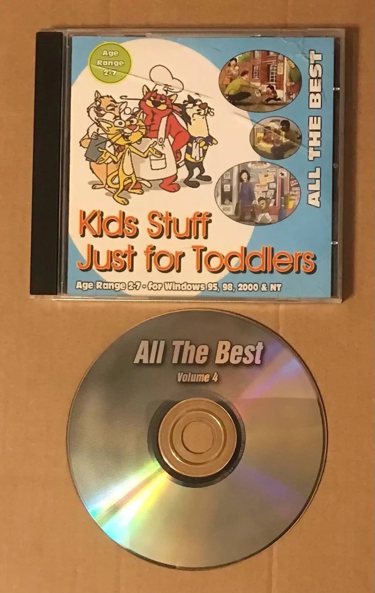 All The Best - Kids Stuff (Just For Toddlers) - PC CD-Rom game Magretro
