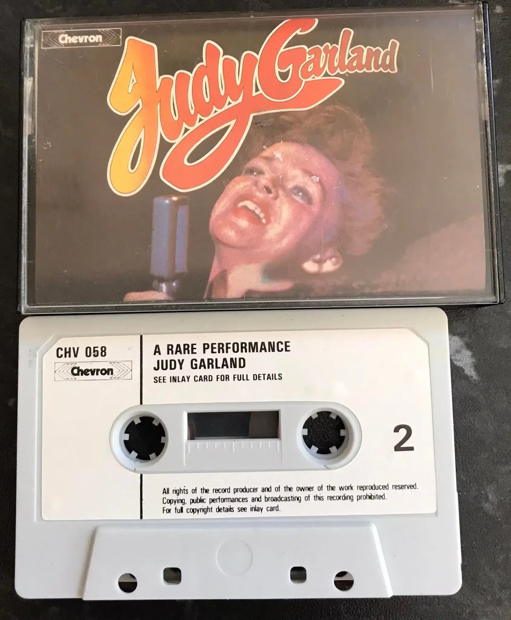 A Rare Performance Album, Judy Garland, Chevron, CHV 058, Vintage Cassette Magretro