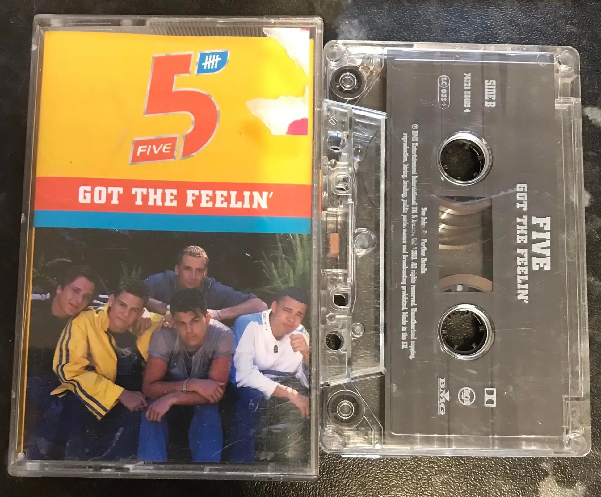 5IVE, FIVE, Got The Feelin' Single, RCA, 74321 584894, Vintage Cassette Magretro
