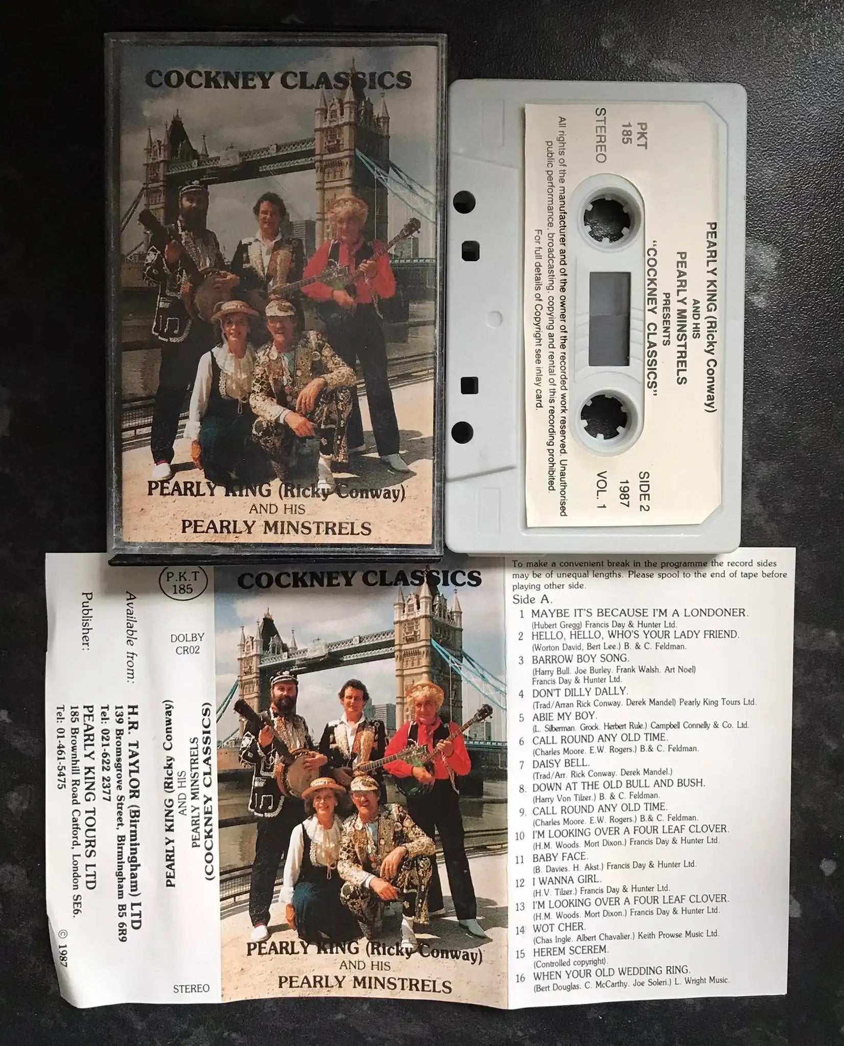 Cockney Classics Pearly King (Ricky Conway) and his Pearly Minstrels (RARE) Magretro