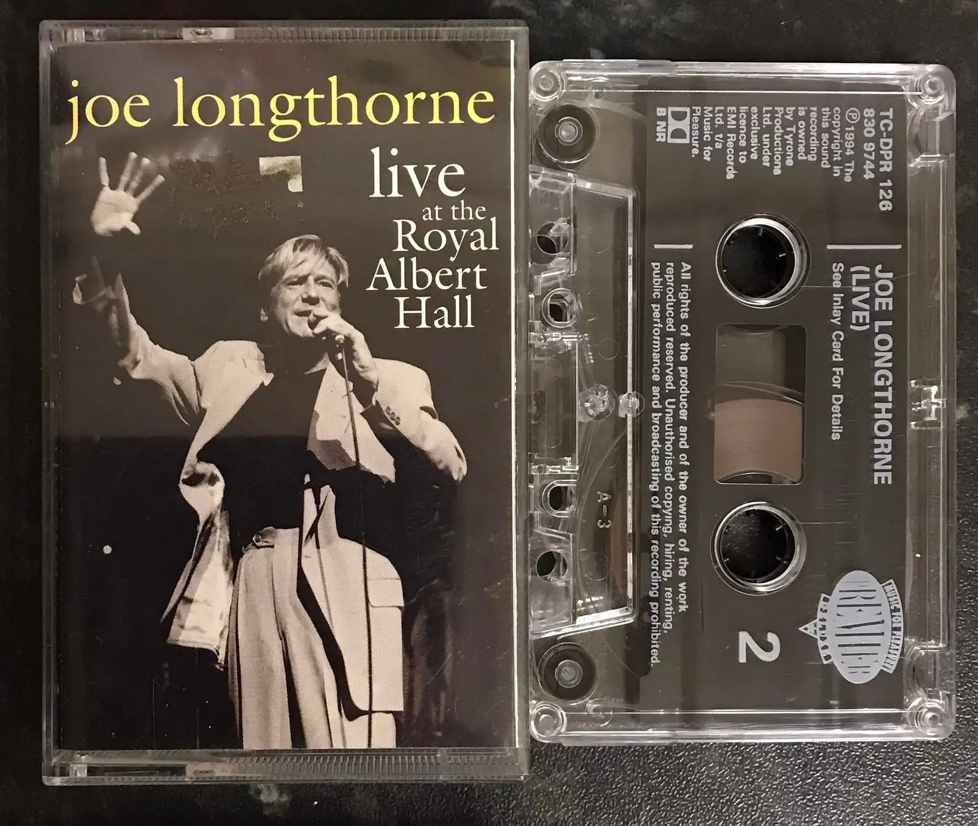 Joe Longthorne Live At The Royal Albert Hall, 7243 8 30974 4 9 Magretro