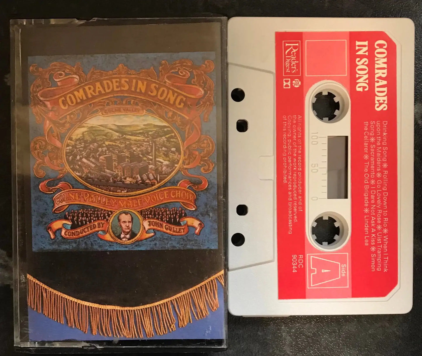 Comrades In Song, Colne Valley Male Voice Choir, RDC 80344, Vintage Cassette Magretro