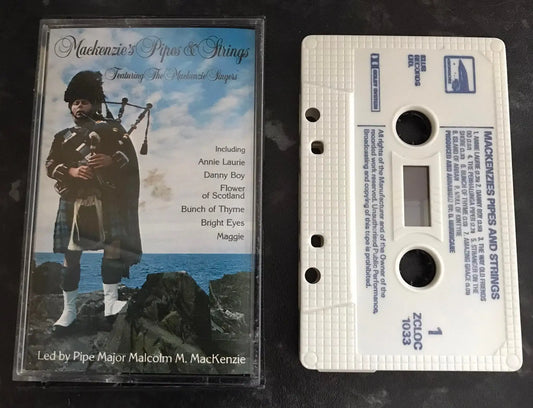 Mackenzie's Pipes and Strings Album, Lochshore, ZCLOC 1033, Vintage Cassette Magretro