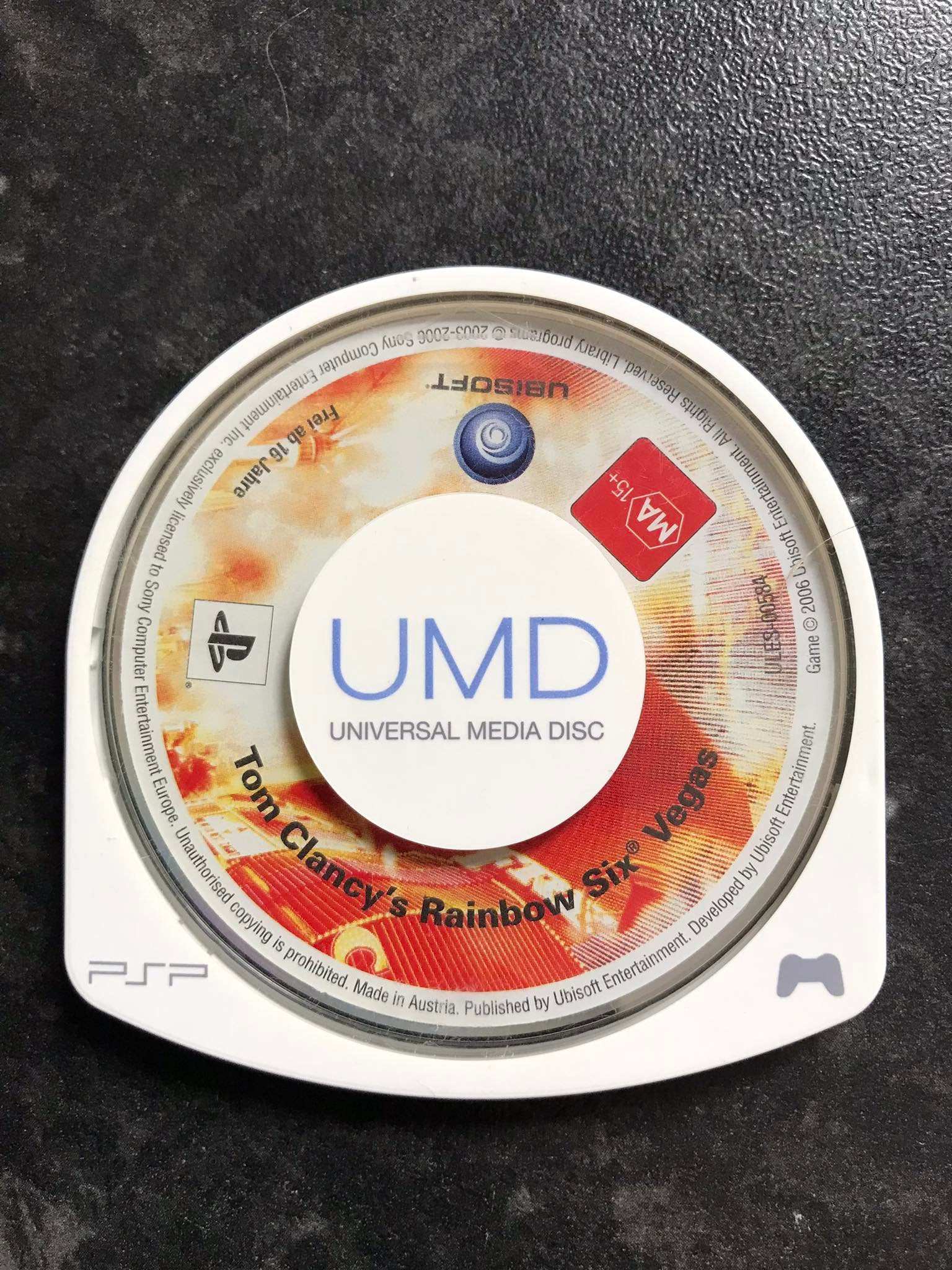 tom clancys rainbow six vegas, PSP game, No Box or Instructions Magretro