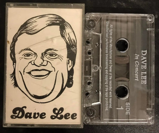 Dave Lee In Concert, UK Comedian, Vintage Cassette Magretro