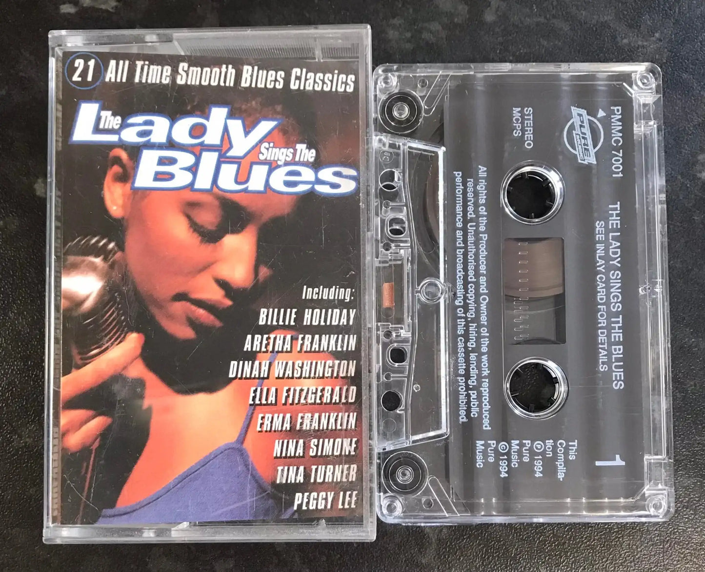 The Lady Sings The Blues Album, Pure Music, PMMC 7001, Vintage Cassette Magretro