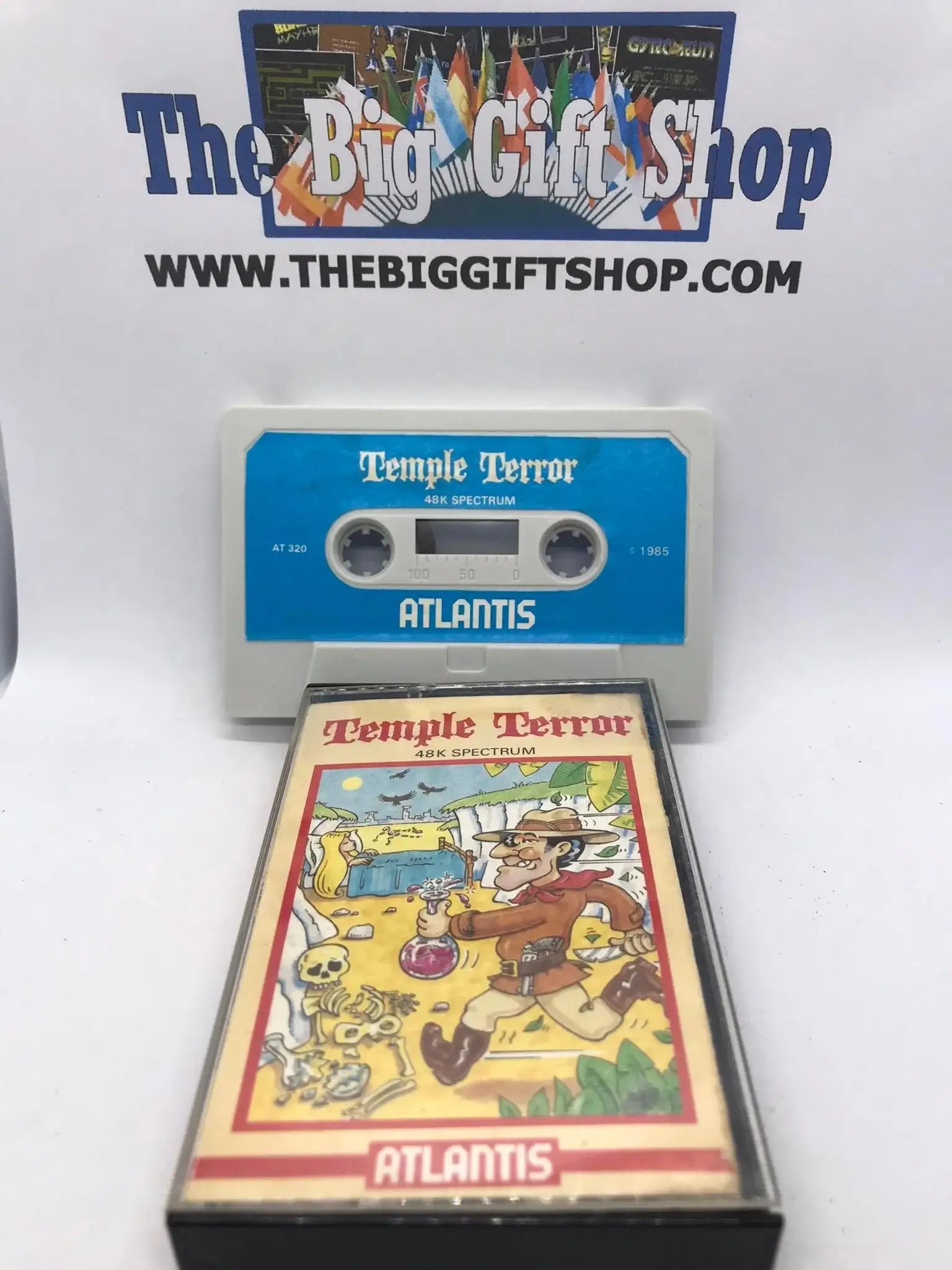 Temple Terror (Tested Working), ZX Spectrum, Released by Atlantis Software Magretro