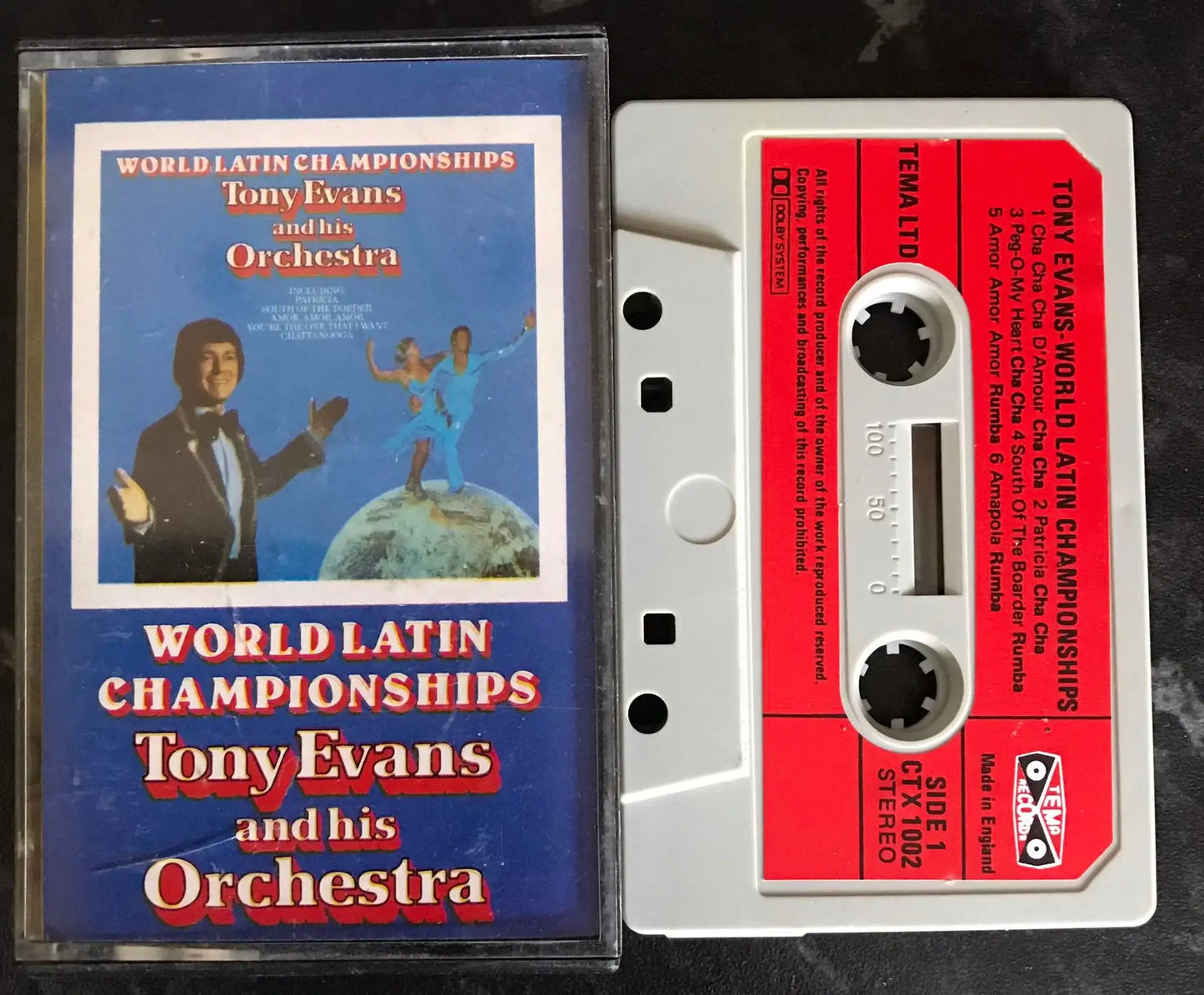 World Latin Championships, Tony Evans and his Orchestra, ctx 1002 Magretro