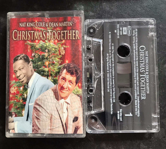 Nat King Cole & Dean Martin, Christmas Together Album, Vintage Cassette Magretro