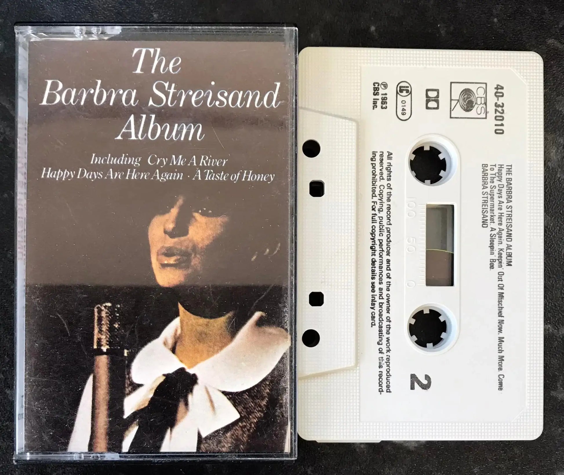 The Barbra Streisand Album with Orchestra, CBS, 40-32010, Vintage Cassette Magretro