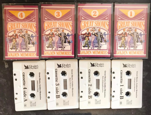 Great Shows, Golden Memories, 4 Tape Set, Readers Digest, rdc 91831 Magretro