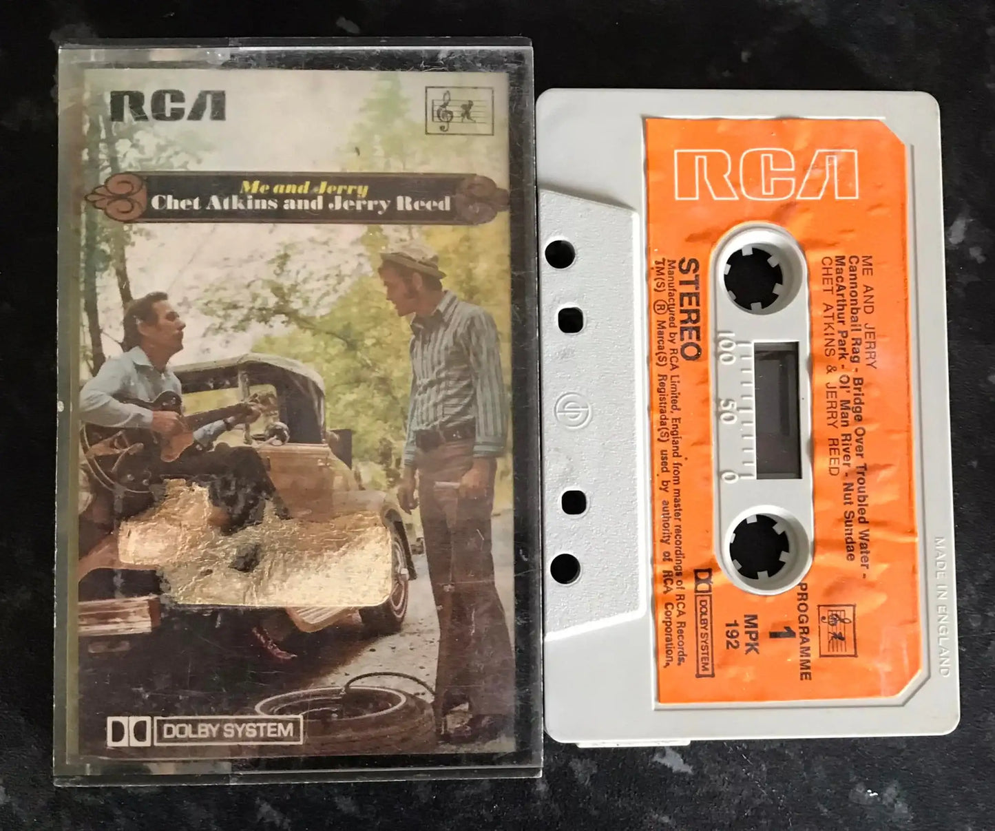 Chet Atkins and Jerry Reed, Me and Jerry Album, RCA, MPK 192, Vintage Cassette Magretro